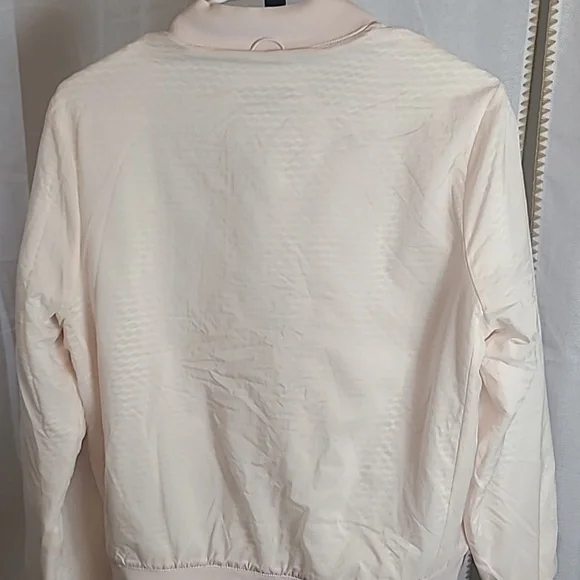 under armour womens cold gear loose fit bomber jacket size M Light Pink - Picture 6 of 9